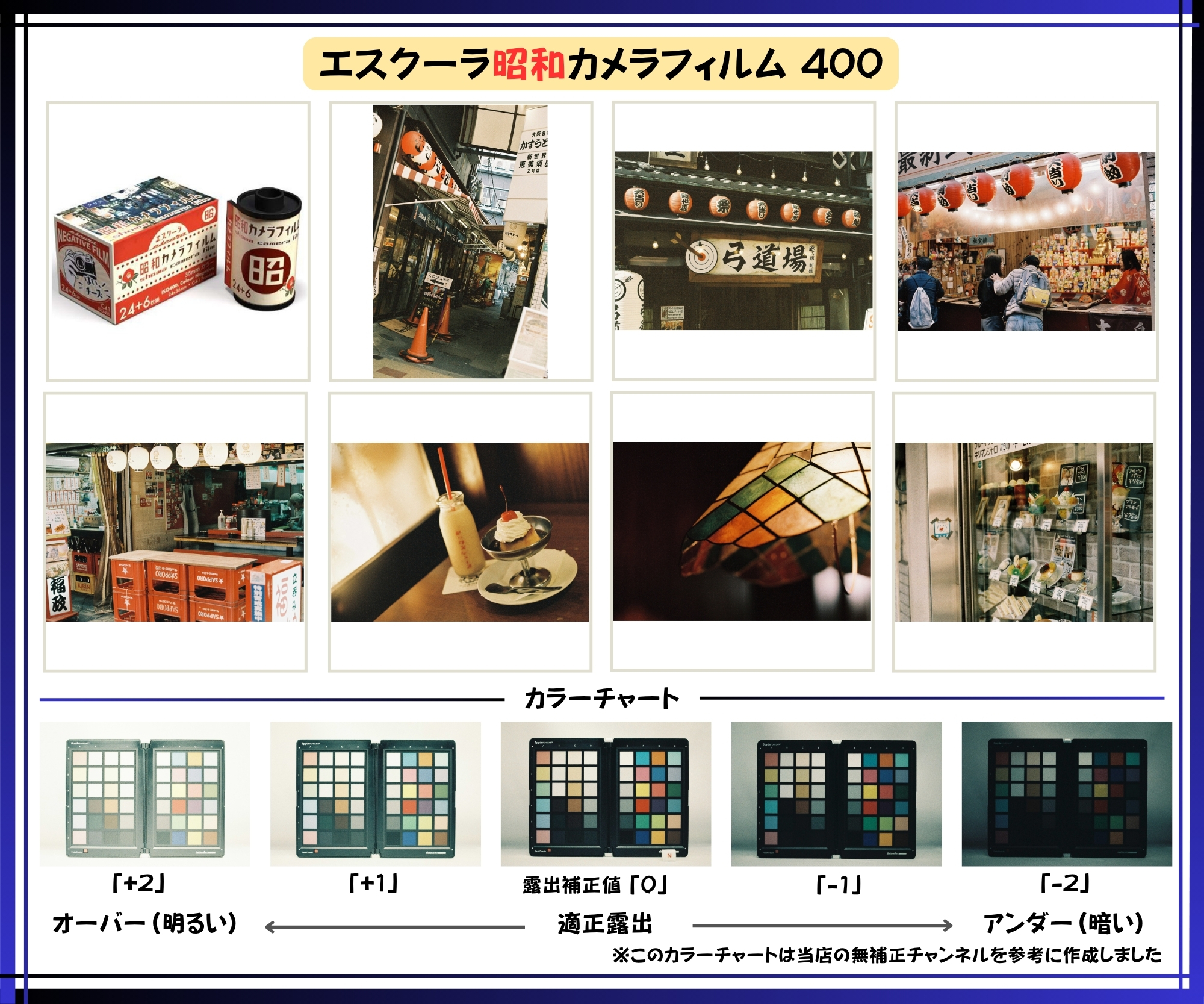 エスクーラ 昭和カメラフィルム ISO400 24＋6枚撮り [カラーネガ